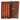 9” Grecian Collenette Taper Candles | Rust