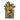 Bouquet of yellow and green flowers in a brown paper paper with 'ANDALUCIA' branding.