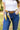 Model wears silk scarf As a belt