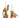 Fitz & Floyd Hand-Painted Earthenware Fall Harvest Pheasant Candleholders Rear view