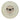 Round layered frame in white