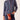 Josephine Long Sleeve Ruffle Henley | Indigo