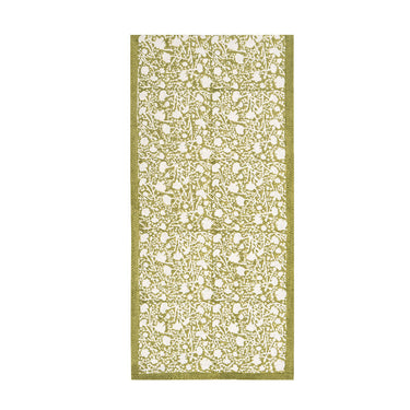 Couleur Nature, Meadows Vert Table Runner. Available in a 16"x72" and a 16"x90" at Welcome Home Annapolis.