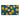 Doormat with lemon pattern on a blue background