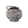 Sula Hand Pierced Iron Lantern