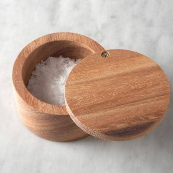 Acacia Wood Salt Cellar