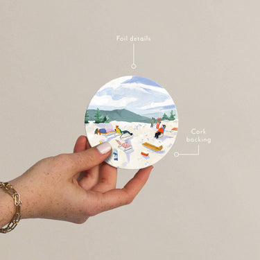 Seedlings Coaster | Skiers