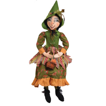 Gwinette Witch Gathered Traditions Art Doll