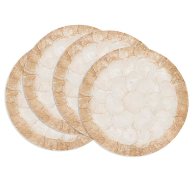 15” Capiz Glow Placemat, Set of 4