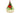 Hen Figurine 4" Green Theme. Cream colored hen with green upper feathers and red comb - front