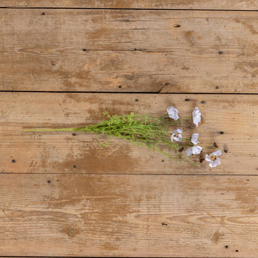Dusty Blue Wildflower Sprig | 22"