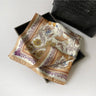 Scarvii - Timeless Floral Square Scarf | Orange