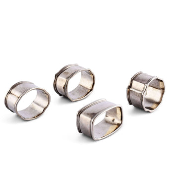 Vagabond House - Pewter Classic Napkin Ring Set (4)