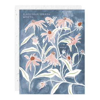 Pink Flowers | Love + Friendship Card