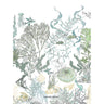 "Balade Marine Verde" Kitchen Towel by Garnier Thiebaut. Available at Welcome Home.