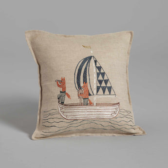 Coral & Tusk - Sailing Foxes Pillow