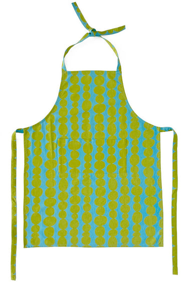 See Design Apron, Small Totem Aqua Citron. Available at Welcome Home Annapolis.