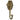 Brass bee hook and measurements