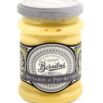 Bornibus Green Pepper Mustard, 8.82 oz