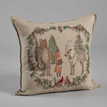 Coral & Tusk - Christmas Cheer Wreath Pillow