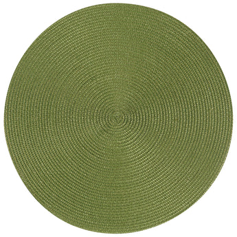 Now Designs by Danica - Disko Fir Green Round Placemat