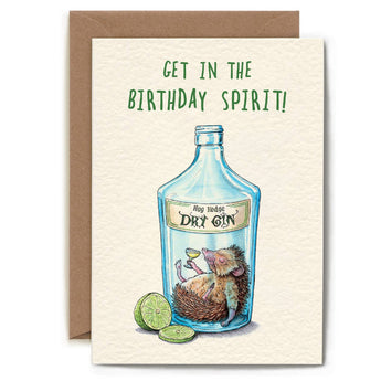 Hester & Cook - Stationery - Hedgehog Spirit Card