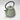 Tea kettle with decorative patterns on a white background