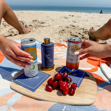 Cocktail Napkins | Mystic Blue Disposable Cotton