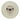 Round layered frame in white