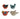 Four different stoneware bird shaped dishes, one is orange with black, one is blue with black, one is red with yellow and blue and one is white with green flowers