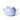 Iris Blue Medium Round Vase