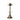 Antique brass style taper candle holder with twisted stem