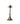 Antique brass style taper candle holder with twisted stem
