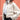 Wool bomber jacket in a soft dove color with light buttons