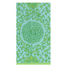 Caspari Indigo Garden Jade & Turquoise Guest Towel