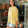 Mersea Catalina Crewneck in Butter Yellow