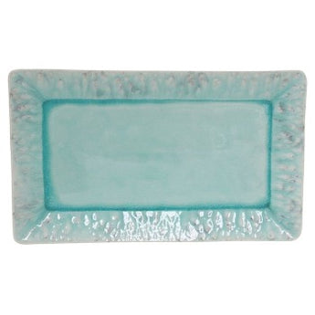 Madeira Rectangular Platter, Blue