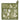 Fern & Frond potholder features white botanical prints against a green background