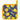 Lemons Potholder features yellow lemons and green leaves against a blue background. It’s trimmed in yellow
