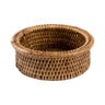 Rattan Wine Bottle Coaster profile