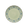 Vila Dinner Plate in Olive and Blue