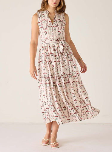 Flower Market Tropez Tiered Maxi Dress
