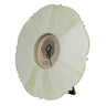 White Bone Petal Round Frame 2.5”