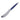 Jean Dubost Laguiole Dark Blue Cheese Spreader