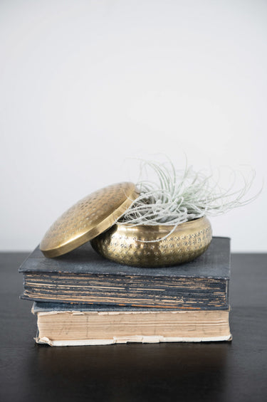 Decorative Hammered Container