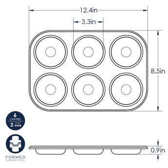 Nordic Ware Donut Pan Measurements