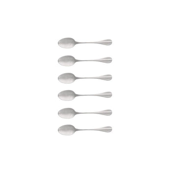 Set of 6 polished demitasse spoons by Casafina