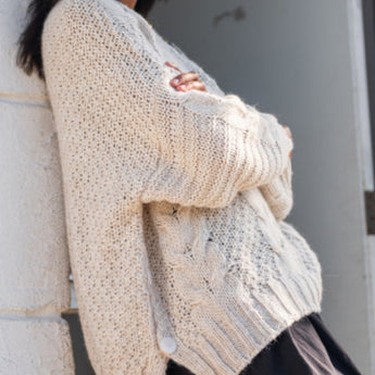 Mersea Topanga Sweater in Salty Cream