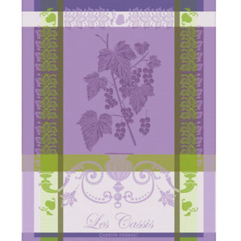 Les Cassis Purple Kitchen Towel