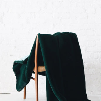 Pine Green Throw Blanket
